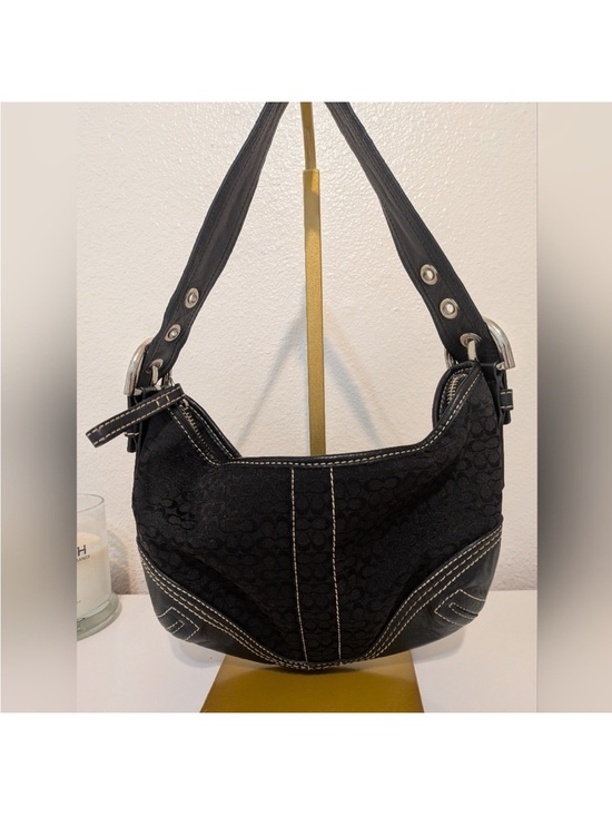 Coach Handbags - Coach Y2K 2005 soho leather and canvas